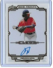 2019 Leaf Trinity FREUDIS NOVA Clear Acetate Bronze Foil Auto RC Astros