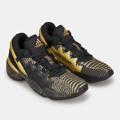 Adidas DON Issue 2 Donovan Mitchell Black & Gold Low Top Sneakers Men’s Size 7.5 adidas | Shoes | Adidas Don Issue 2 Donovan Mitchell Black  main image 2
