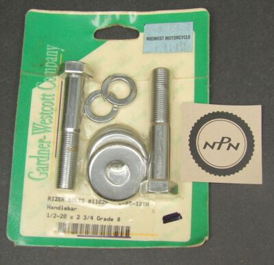 Vtg New NOS Gardner Westcott Company Handlebar Rizer Bolts C-80-121H