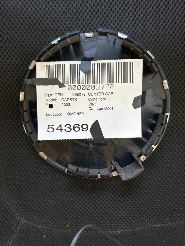 Fits 2007-2011 Cadillac STS, 17in Wheel Center Cap, OEM#:9596982 Foto 2 de 2