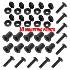 For Arctic Cat Snowmobile Windshield Hardware Screws Expansion Nuts Mounting Kit