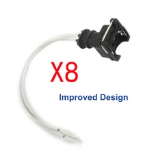 UPGRADED FOR Beetle Corrado Jetta Passat Fuel Injector Harness Connector 8PCS