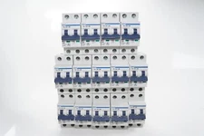 14 New YuCo YC-50-2B Mini Din Rail Circuit Breaker B Curve 50A 2P 480VAC 220VDC