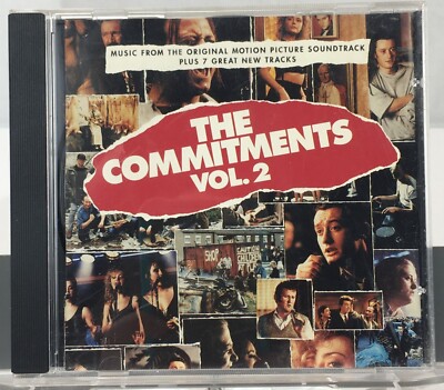 Commitments Vol 2 Soundtrack Audio CD 1992 Music From Original Motion Picture