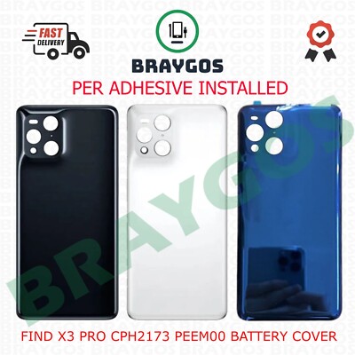 For Oppo Find X3 Pro CPH2173 PEEM00 Rear Back Battery Cover
