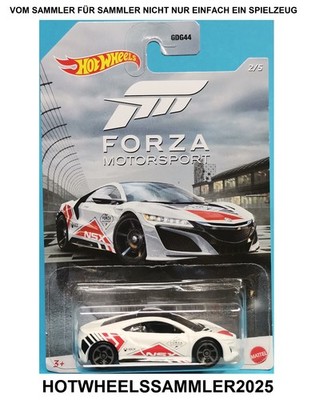 HOT WHEELS FORZA MOTORSPORT ''2017 ACURA NSX'' 2/5 OVP UNGEÖFFNET ANSEHEN!