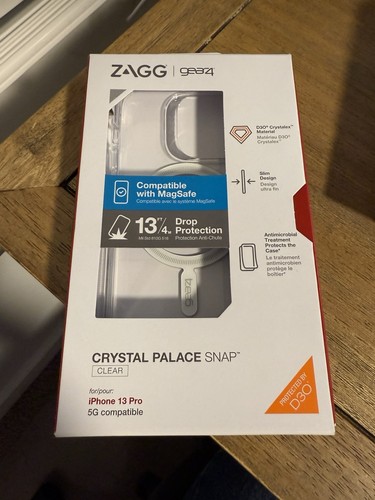 ZAGG Gear4 Crystal Palace Snap Case for iPhone 13 PRO (6.1") Only - With MagSafe