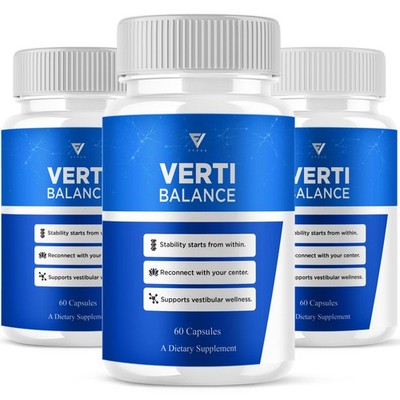 (3 Pack) Verti Balance Supports Wellness, VertiBalance Supplement (180 Capsules)