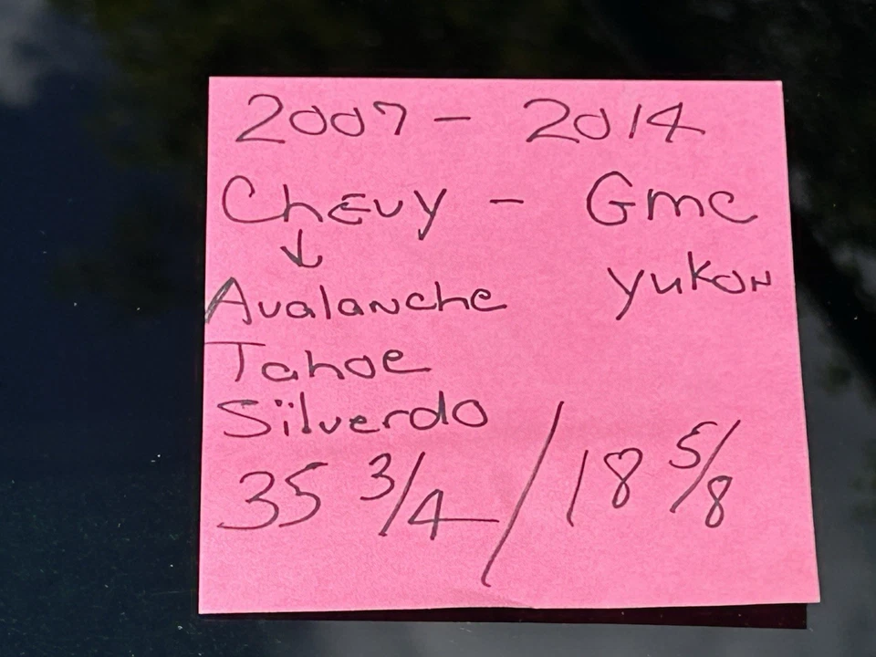 07-14 Chevy Avalanche Tahoe GMC Yukon Cadillac Escalade techo corredizo ventana de vidrio OEM Foto 2 de 4