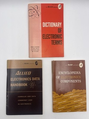Allied Publication Vintage PB Dictionary Electronic Terms, Data Handbook 1968 3