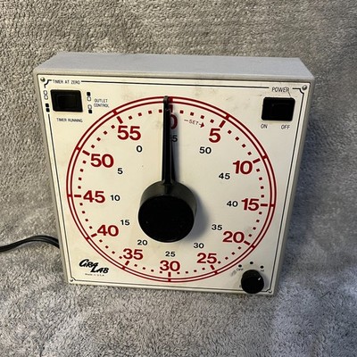 VINTAGE GRALAB Darkroom Lab Timer Model 171 Dual Outlet works