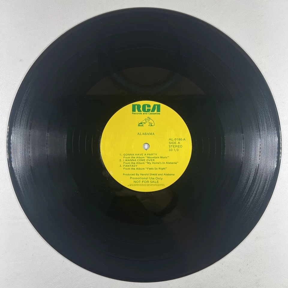 Alabama “Chevy Super Tour '86” LP/RCA (NM) 1985 Promo Rare - Image 4 of 4