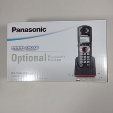 New - Panasonic Cordless Phone Extra Handset KX-TGA935B Digital DECT 6.0 - Black