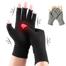 Men and Women Fingerless Compression Gloves for Hand Pain and Osteoarthritis