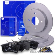 ATE BREMSSCHEIBEN VOLL Ø253 + BELÄGE HINTEN FÜR FORD FOCUS 1 1.4-2.0 98-04