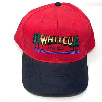 #ad #ad Vtg Whitco Otto Red Embroidery Pine Trees Woodland Snapback Trucker Hat OS $19.99