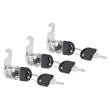 Schrank Schubladen Schloss 3 Stück 7/9" (20mm) Schließzylinder aus Zinklegierung