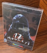 12 Monkeys 1995 Steelbook Blu-ray NEW-w/PROTECTIVE SLEEVE-Free Box Shipping 