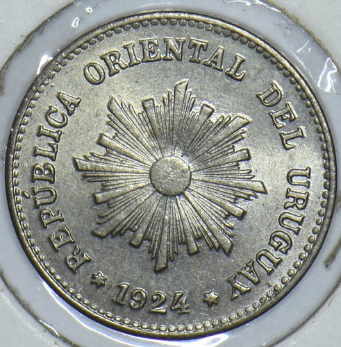 Uruguay 1924 Centesimo 290915 combine shipping