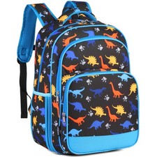 School Backpack for Boys, 16in Water Resistant Backpack for Kids Preschool/Pr...