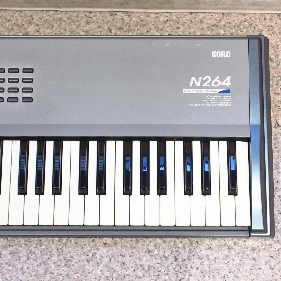 KORG N264 Keyboard Synthesizer 76-key PCM Synthesis Main Unit Used From Japan - Image 4 of 4