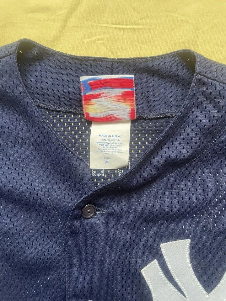 Majestic Wade Boggs Yankees Animando Camiseta de Bateo Talla M - 30 Años Foto 3 de 4