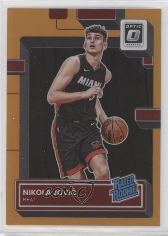 2022 Panini Donruss Optic Rated Rookie Orange Prizm /199 Nikola Jovic #224 19ek