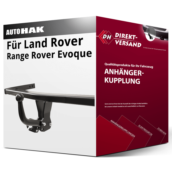 für Land Rover Range Rover Evoque Typ L538 (Auto Hak) AnhäNgerkupplung Starr Neu-image