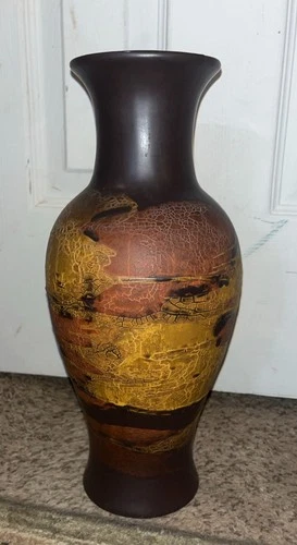 Vtg Royal Haeger "Earth Wrap" 13" Vase Excellent Condition