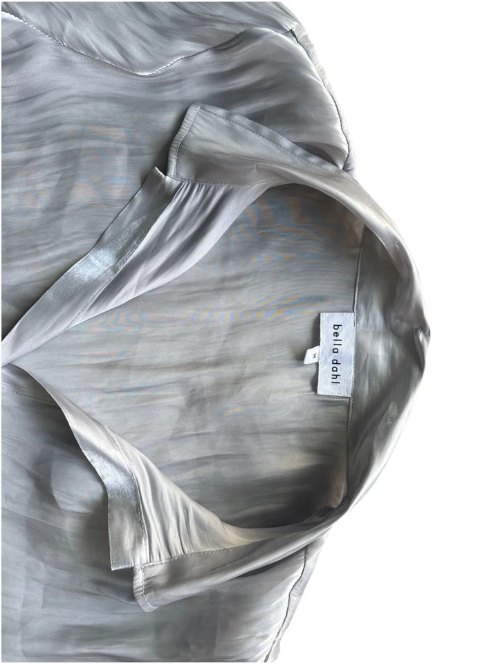 Camisa Blusa Para Mujer Bella Dahl Ligera Manga Larga Camisa Abotonada Talla M Foto 3 de 4