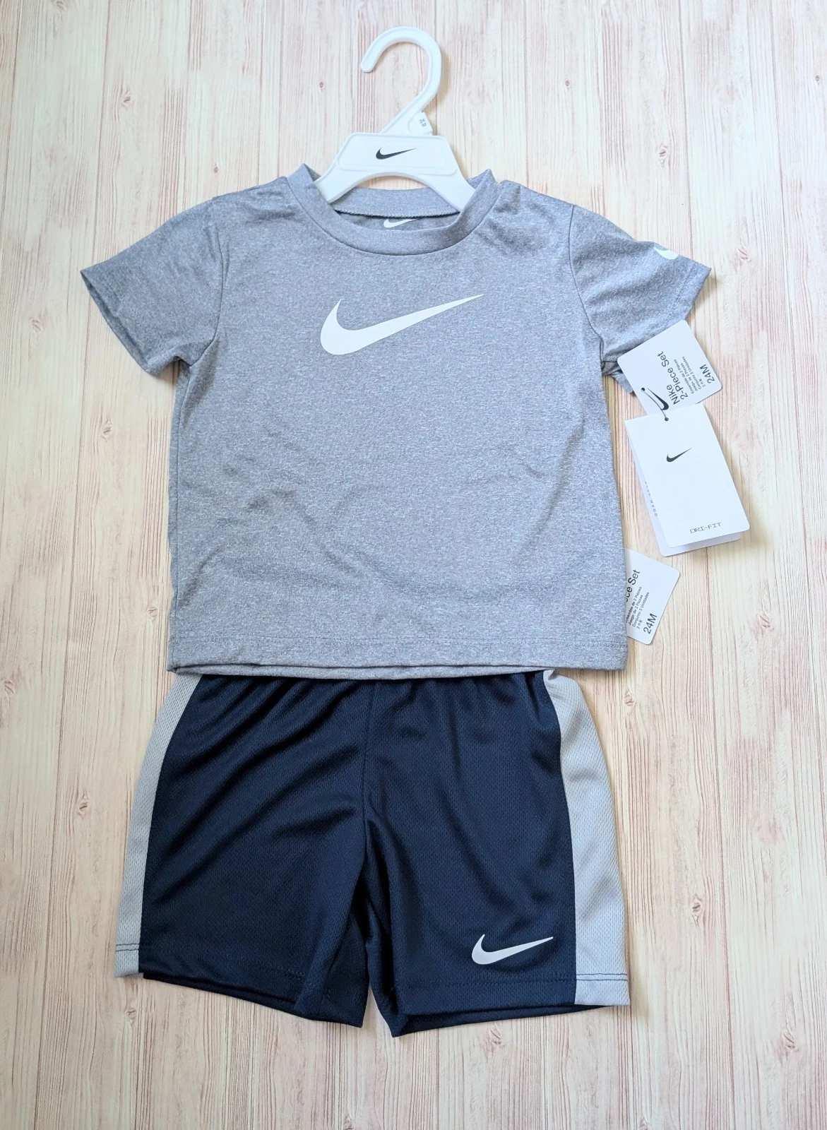 Nike Baby Boy 2 Piece DRI-FIT T-Shirt & Shorts Set ~ Toddler Baby Size 24M