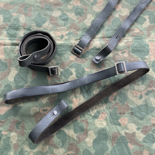 One (1) Issued WWII Finnish M91 M39 Original Leather Mosin Nagant Rifle Sling