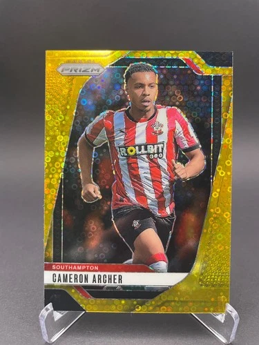 2024-25 Panini Prizm EPL Cameron Archer Breakaway Gold # 06/10