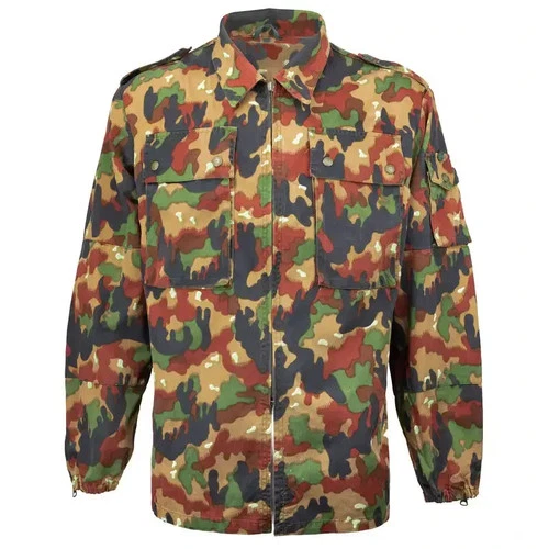 Original Swiss Army Jacket M83 Combat Field Alpenflage Camo Jacket - product listing photo