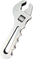 Adjustable Wrench silver Aluminum Tool Spanner for Hose End Fitting 3AN-16AN