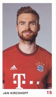 Jan Kirchhoff FC Bayern München Autogrammkarte Saison 2015/2016 Faksimile #FP745 - Bild 1 von 2