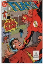 FLASH, THE #77 – MARK WAID – TY TEMPLETON COVER – SUICIDE RUN – DIRECT - 1993