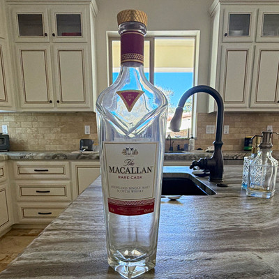The Macallan Rare Cask Scotch Whisky Empty Bottle 750 ml Clear