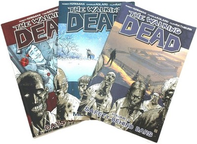 The Walking Dead Graphic Novel Lot Vol 1 3 Kirkman Adlard TPB Compendium Set