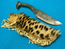 RONNOWA FREEDOM FORGE CUSHING OK USA CUSTOM KNIVES HUNTING SKINNING KNIFE SHEATH