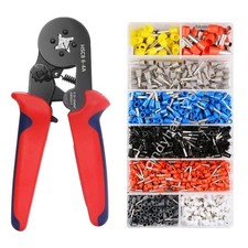 1200PCS Connectors Cord Wire Crimp Cable Pin End Bootlace Ferrule Terminals Kit