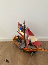 Playmobil 71418 Piratenschiff, neuwertig