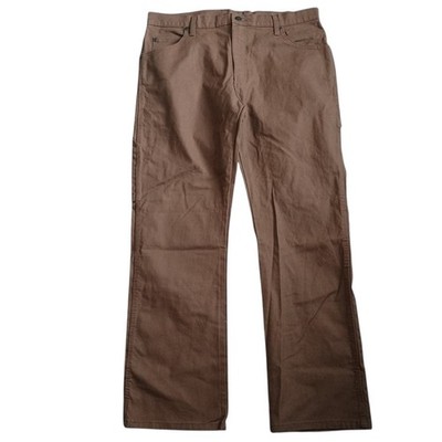 Dickies Painters Pants Mens 34(36x29 actual)Brown Carpenter Hammer Loop Workwear