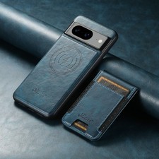 For Google Pixel 10 Pro XL/9 Pro/8A/7 Pro/6 Leather Folio Wallet Magnetic Case