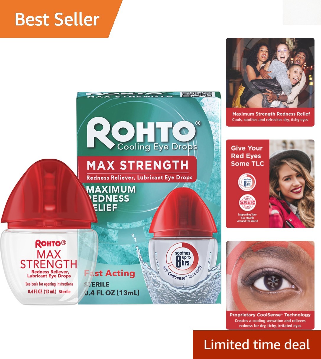 For Redness Relief - Travel-friendly (0.4 Fl Oz)
