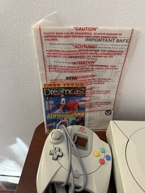 SEGA Dreamcast Console HKT-3020 White/OEM 2 Controllers / 10 Games Included READ