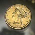 1900 LIBERTY HEAD HALF EAGLE $5 FIVE DOLLAR GOLD COIN BRILLIANT UNCIRCULATED