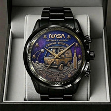Scooby-Doo x NASA Artemis II Black Stainless Steel Watch HT177262