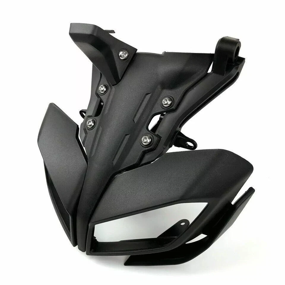 Front Headlight Nose Panel Cover Bracket Fairing For Yamaha 2017-2019 MT-09 FZ09 - Image 2 of 4