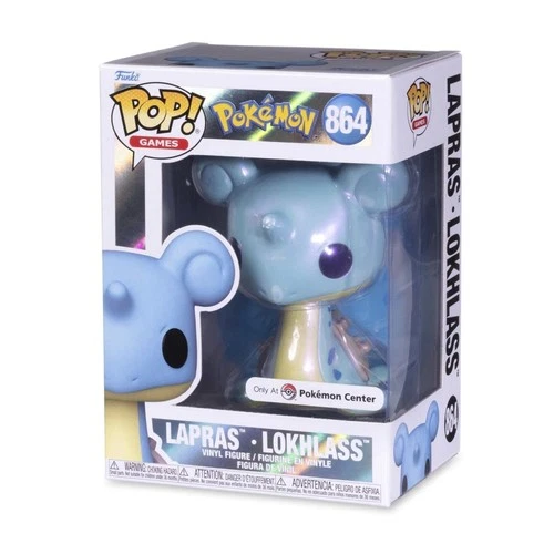 ✨ Funko Pop Lapras Pearlescent Pokemon Center Exclusive Figure #864 NIB ✨